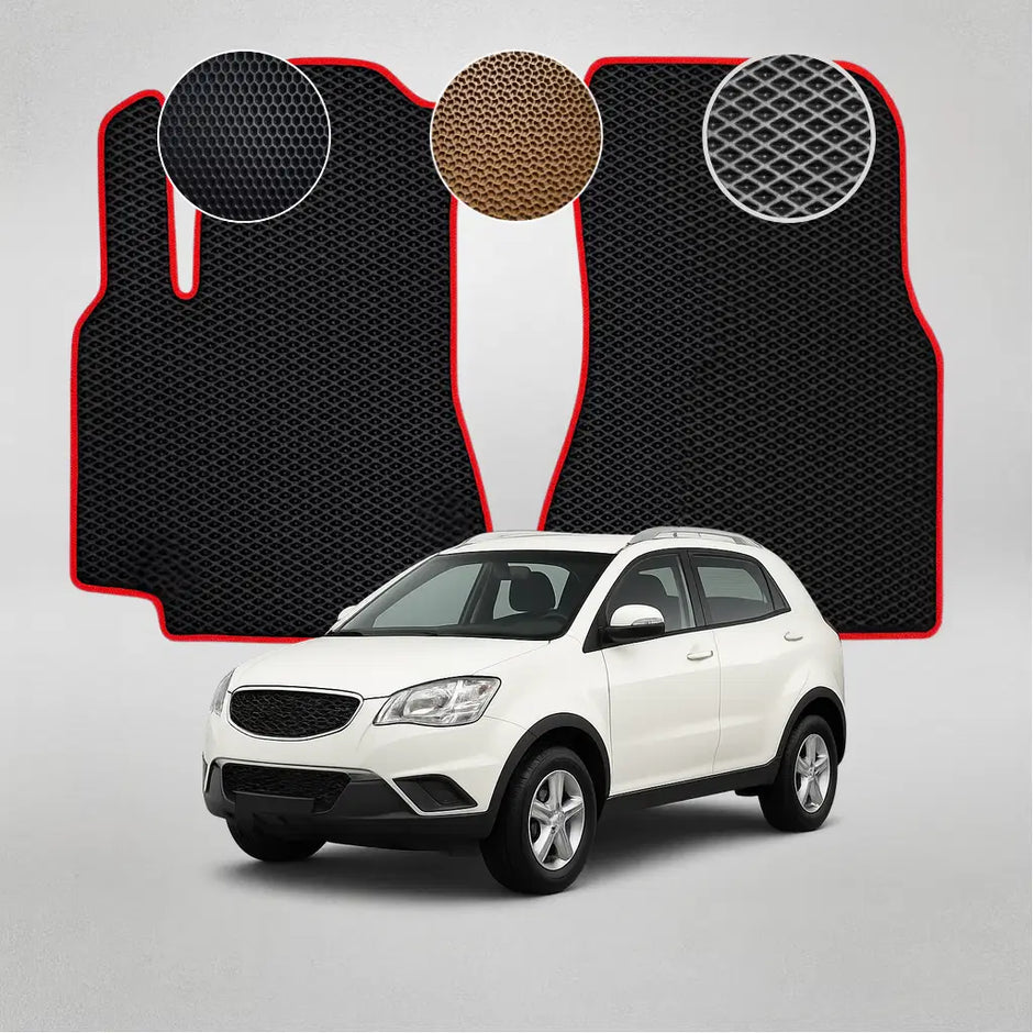 EVA grindų kilimėliai „SsangYong Korando“ 3-iosios kartos krosoveriui (2010–2016 m.)