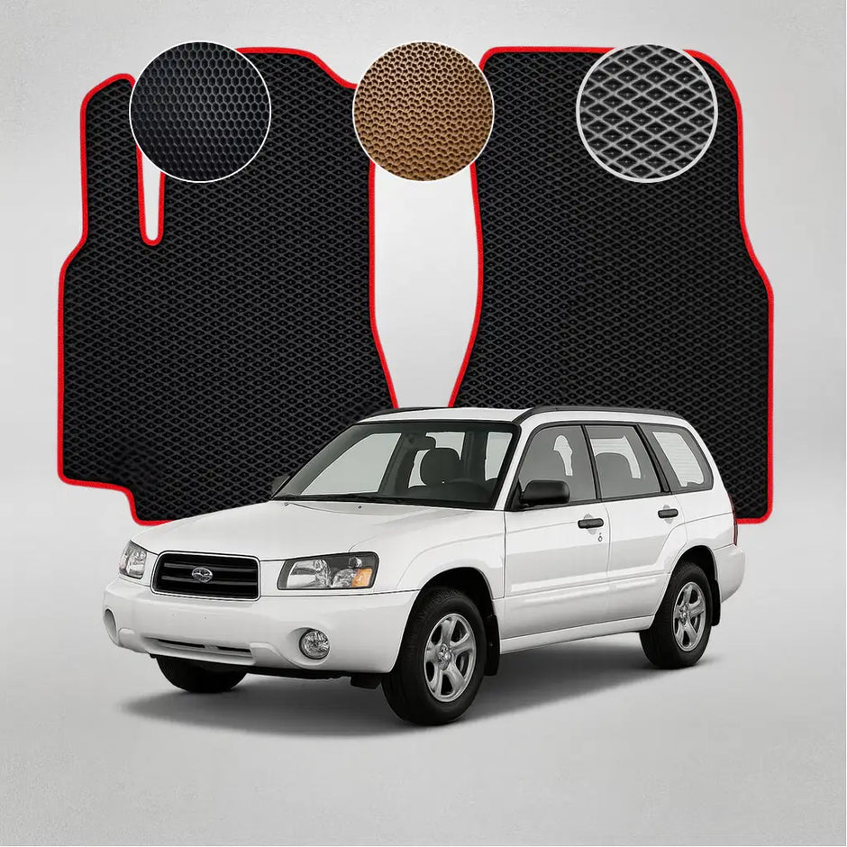 EVA grindų kilimėliai, skirti „Subaru Forester“ antros kartos krosoveriui (2002–2005 m.)