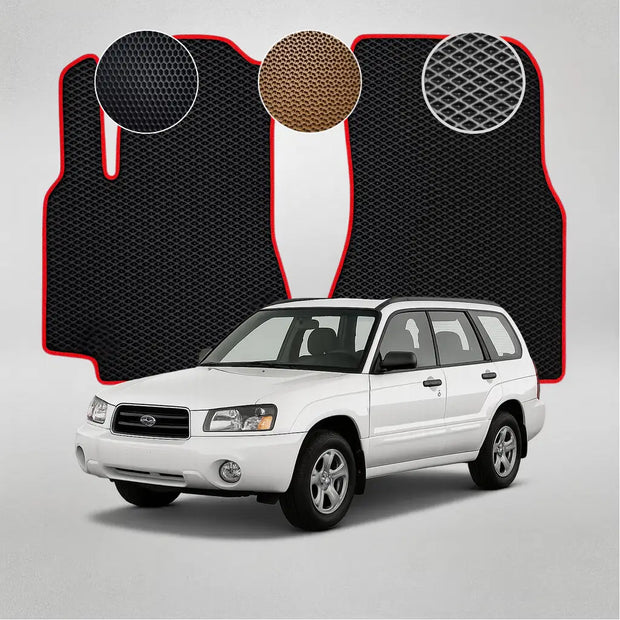 EVA grindų kilimėliai, skirti „Subaru Forester“ antros kartos krosoveriui (2002–2005 m.)
