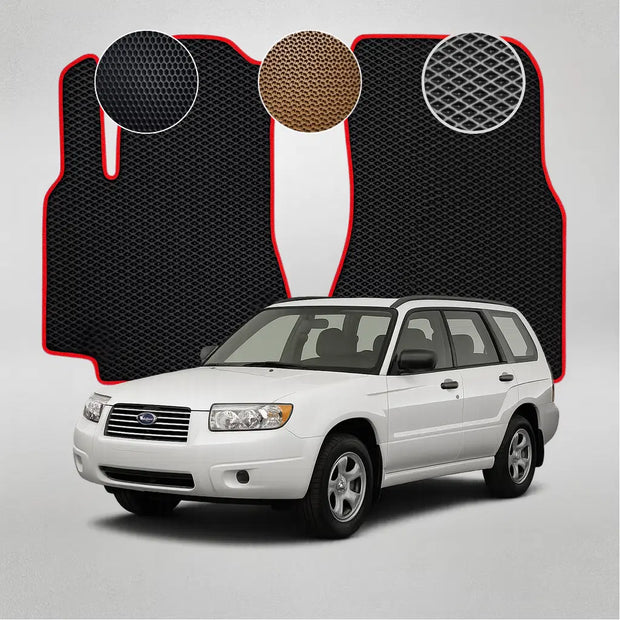 EVA grindų kilimėliai, skirti „Subaru Forester“ antros kartos krosoveriui (2005–2008 m.)