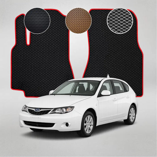 EVA grindų kilimėliai, skirti „Subaru Impreza“ 3-iosios kartos hečbekui (2007–2011 m.)
