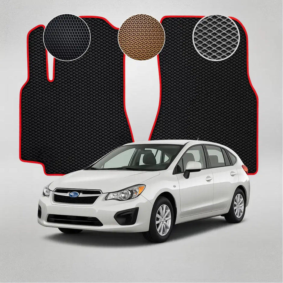 EVA grindų kilimėliai, skirti „Subaru Impreza“ 4-osios kartos hečbekui (2011–2015 m.)