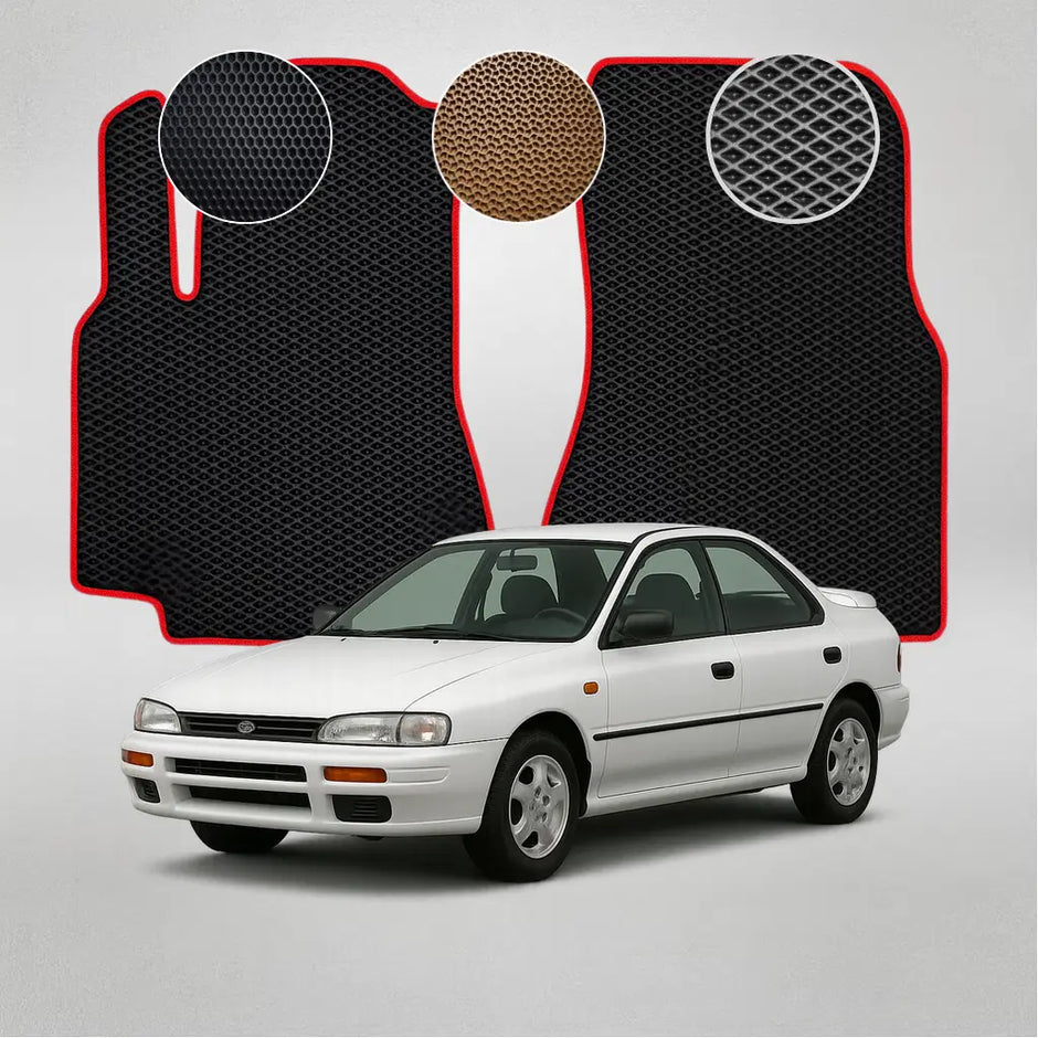 EVA grindų kilimėliai, skirti „Subaru Impreza“ pirmosios kartos sedanui (1992–2000 m.)