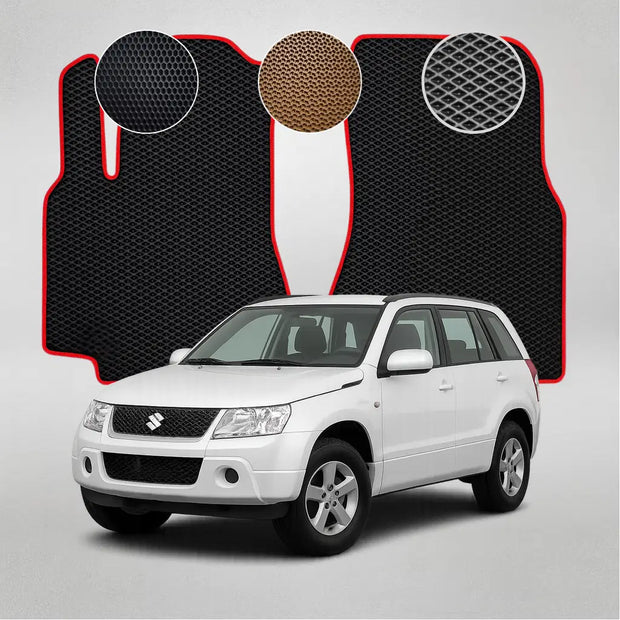 EVA grindų kilimėliai, skirti „Suzuki Grand Vitara“ antros kartos krosoveriui (2005–2017 m.)