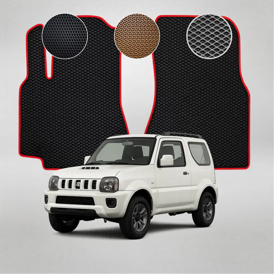 EVA grindų kilimėliai, skirti „Suzuki Jimny“ 3-iosios kartos krosoveriui (1998–2018 m.)