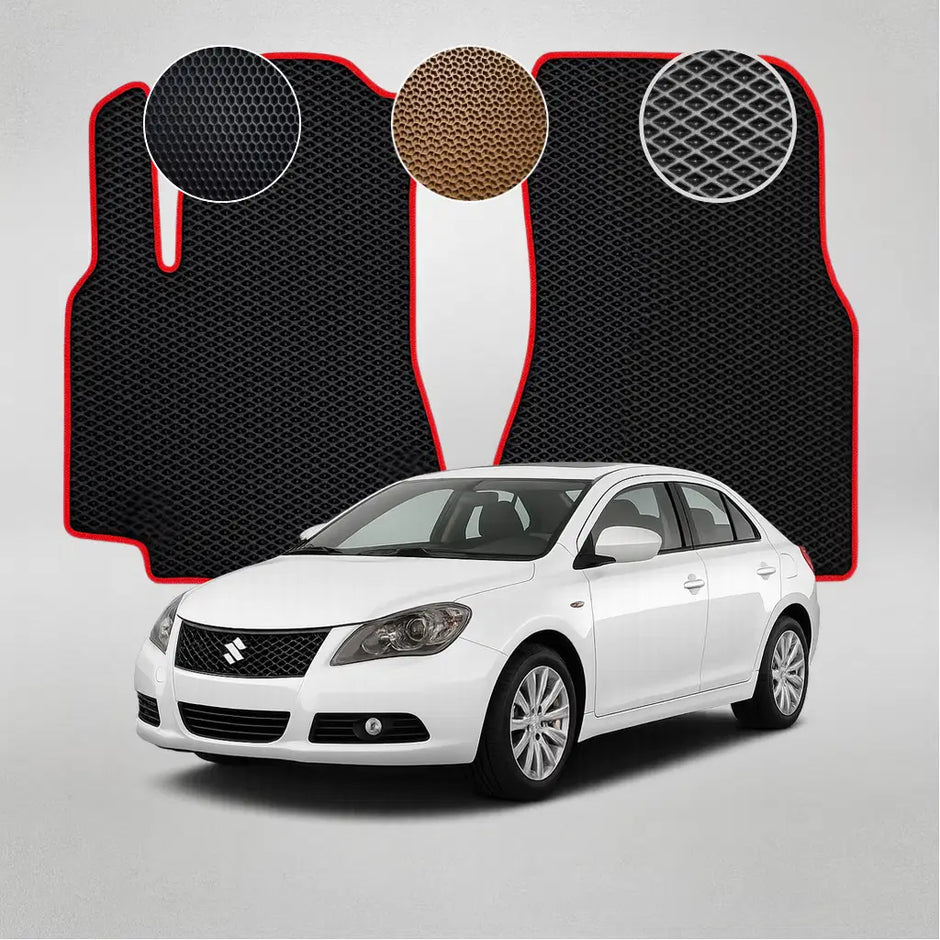 EVA grindų kilimėliai, skirti „Suzuki Kizashi“ pirmosios kartos sedanui (2009–2016 m.)