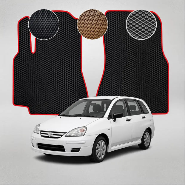 EVA grindų kilimėliai, skirti „Suzuki Liana“ pirmosios kartos hečbekui (2001–2007 m.)