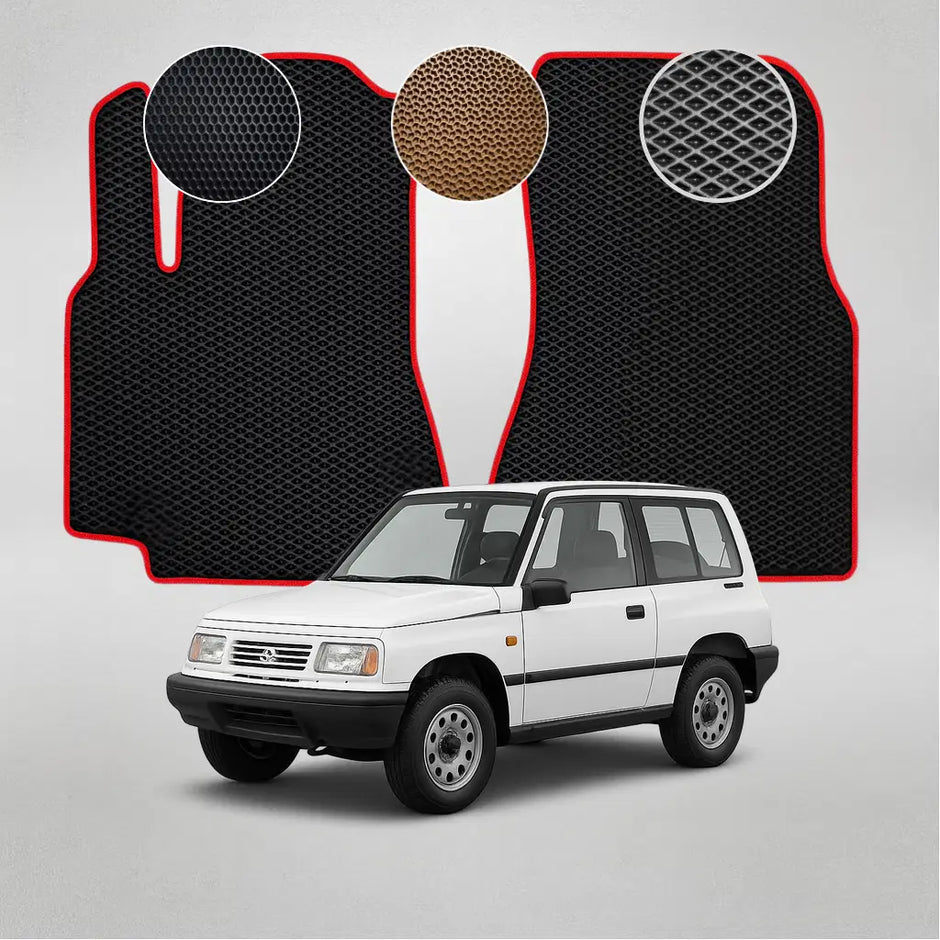 EVA grindų kilimėliai, skirti „Suzuki Sidekick“ / „Escudo“ pirmosios kartos krosoveriui (1988–1997 m.)