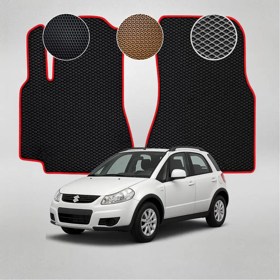 EVA grindų kilimėliai, skirti „Suzuki SX4“ pirmosios kartos hečbekui (2009–2014 m.)