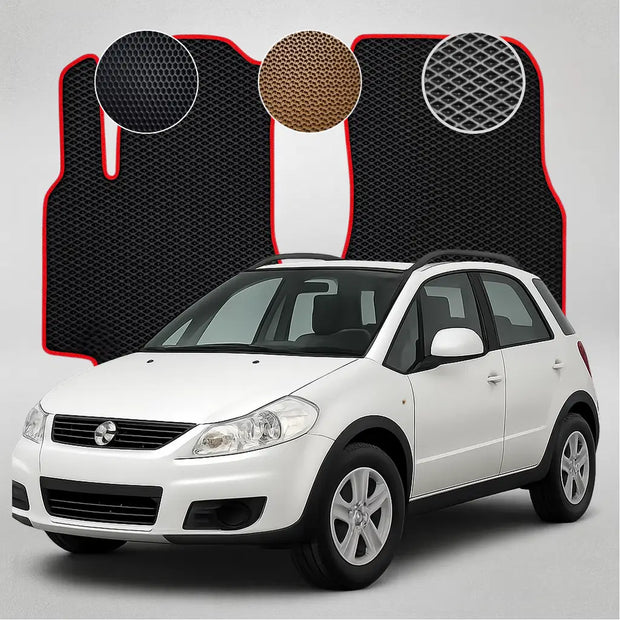 EVA grindų kilimėliai, skirti Suzuki SX4 antros kartos hečbekui (nuo 2013 m.)