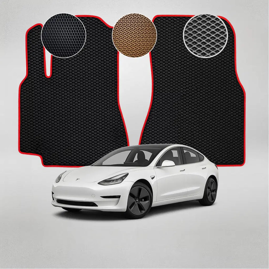 EVA grindų kilimėliai Tesla Model 3 pirmosios kartos sedanui (nuo 2017 m.)