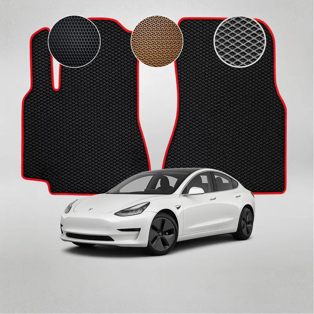 EVA grindų kilimėliai Tesla Model 3 pirmosios kartos sedanui (nuo 2017 m.)
