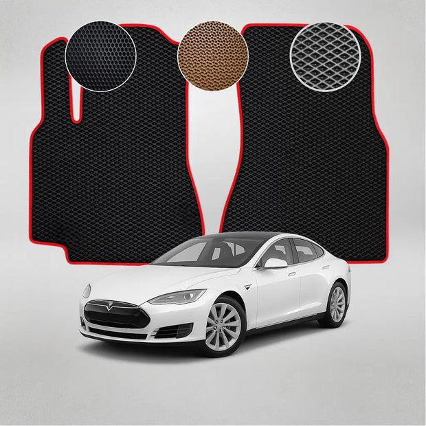 EVA grindų kilimėliai, skirti „Tesla Model S“ pirmosios kartos liftback automobiliui (2012–2016 m.)