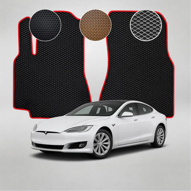 EVA grindų kilimėliai, skirti „Tesla Model S“ pirmosios kartos sedanui (2016–2020 m.)