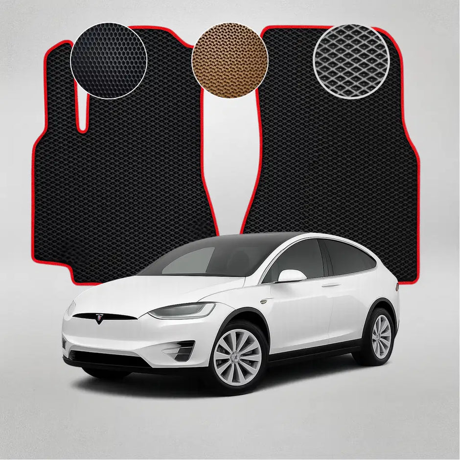 EVA grindų kilimėliai Tesla Model X pirmosios kartos krosoveriui (nuo 2015 m.)