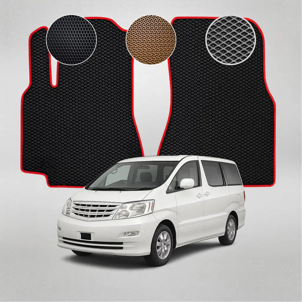 EVA kilimėliai, skirti „Toyota Alphard“ pirmosios kartos minivenui (2002–2008 m.)