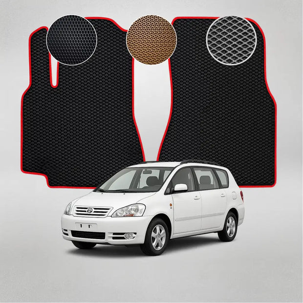 EVA kilimėliai, skirti „Toyota Avensis Verso“ pirmosios kartos minivenui (2001–2009 m.)