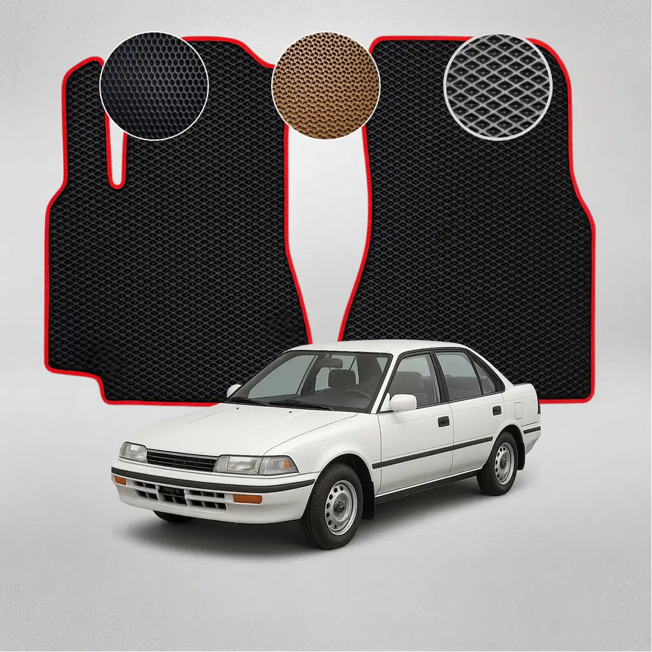 EVA grindų kilimėliai, skirti „Toyota Carina“ 5-osios kartos sedanui (1989–1993 m.)