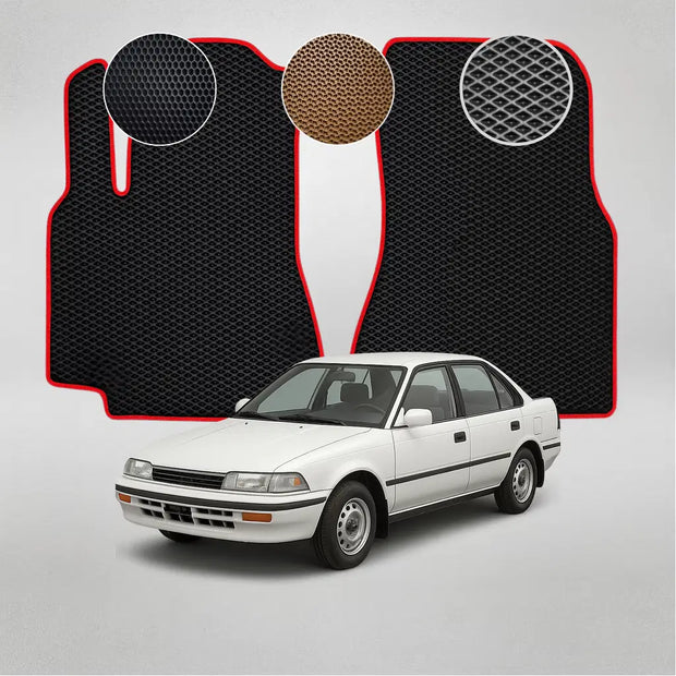 EVA grindų kilimėliai, skirti „Toyota Carina“ 5-osios kartos sedanui (1989–1993 m.)