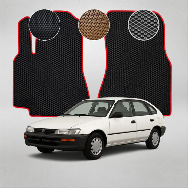 EVA grindų kilimėliai, skirti „Toyota Corolla E100“ 7-osios kartos hečbekui (1991–1997 m.)