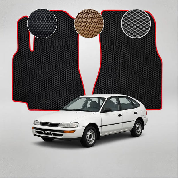EVA grindų kilimėliai, skirti „Toyota Corolla E100“ 7-osios kartos liftback (1991–1995 m.) modeliui