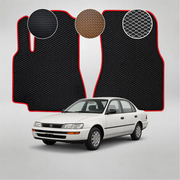 EVA grindų kilimėliai, skirti „Toyota Corolla E100“ 7-osios kartos sedanui (1991–1997 m.)