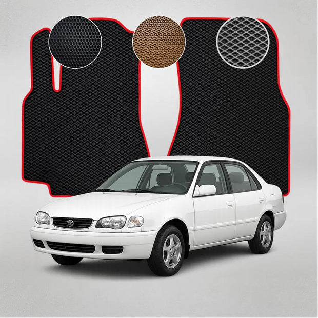 EVA grindų kilimėliai, skirti „Toyota Corolla E110“ 8-osios kartos sedanui (1999–2000 m.)