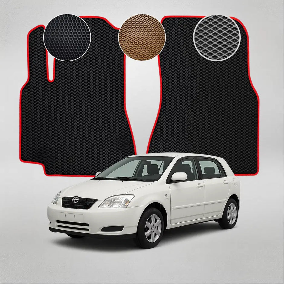 EVA grindų kilimėliai, skirti „Toyota Corolla E120“ 9-osios kartos hečbekui (2000–2006 m.)