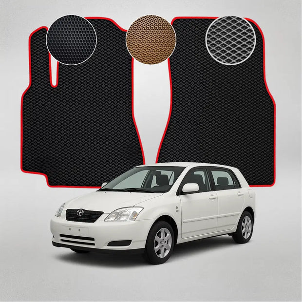 EVA grindų kilimėliai, skirti „Toyota Corolla E120“ 9-osios kartos hečbekui (2000–2006 m.)