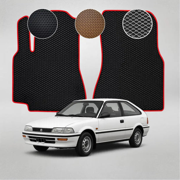 EVA grindų kilimėliai, skirti „Toyota Corolla E90“ 6-osios kartos liftback (1987–1992 m.)