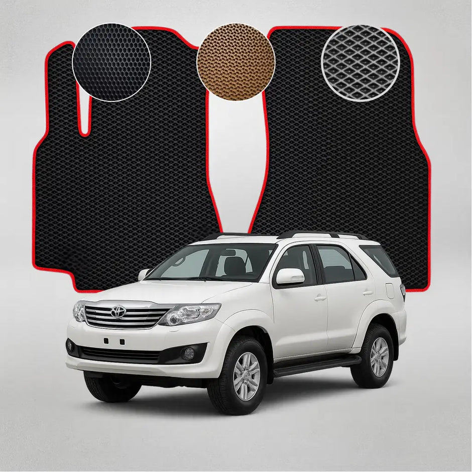 EVA grindų kilimėliai, skirti „Toyota Fortuner“ pirmosios kartos krosoveriui (2004–2015 m.)