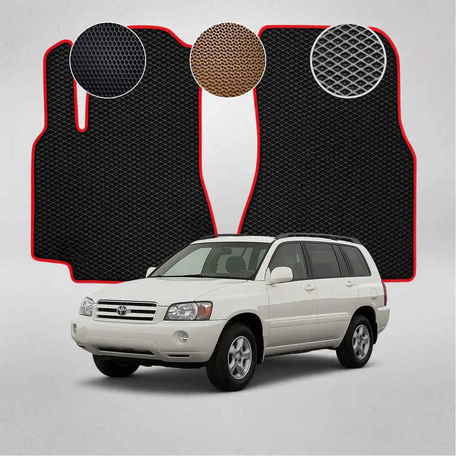 EVA grindų kilimėliai, skirti „Toyota Highlander“ pirmosios kartos krosoveriui (2000–2008 m.)
