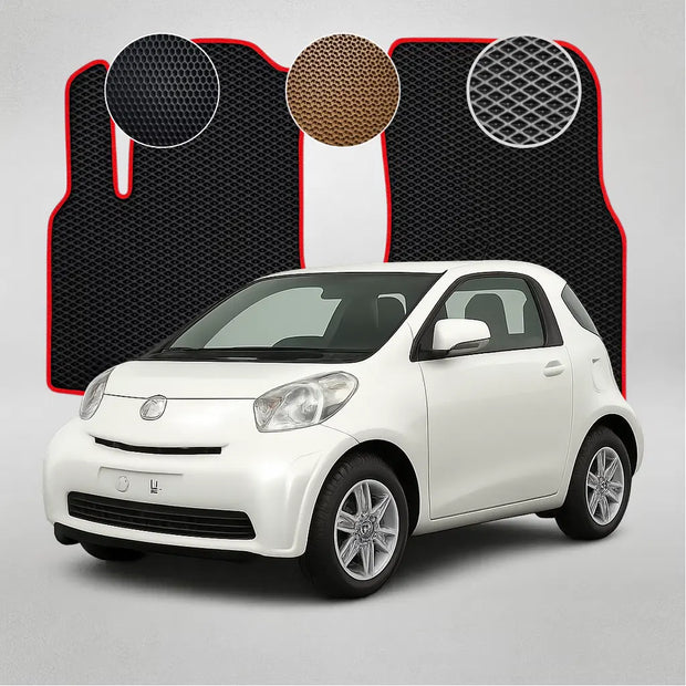 EVA grindų kilimėliai, skirti „Toyota IQ“ pirmosios kartos hečbekui (2008–2015 m.)