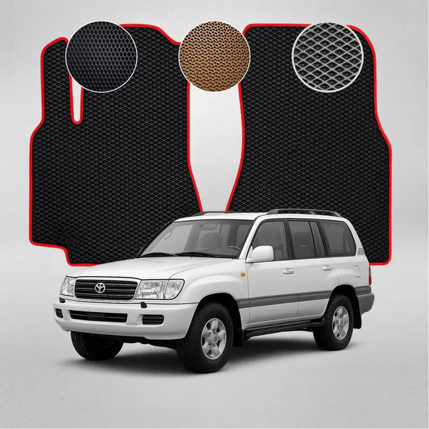 EVA grindų kilimėliai, skirti „Toyota Land Cruiser 100“ 8-osios kartos krosoveriui (1998–2007 m.)