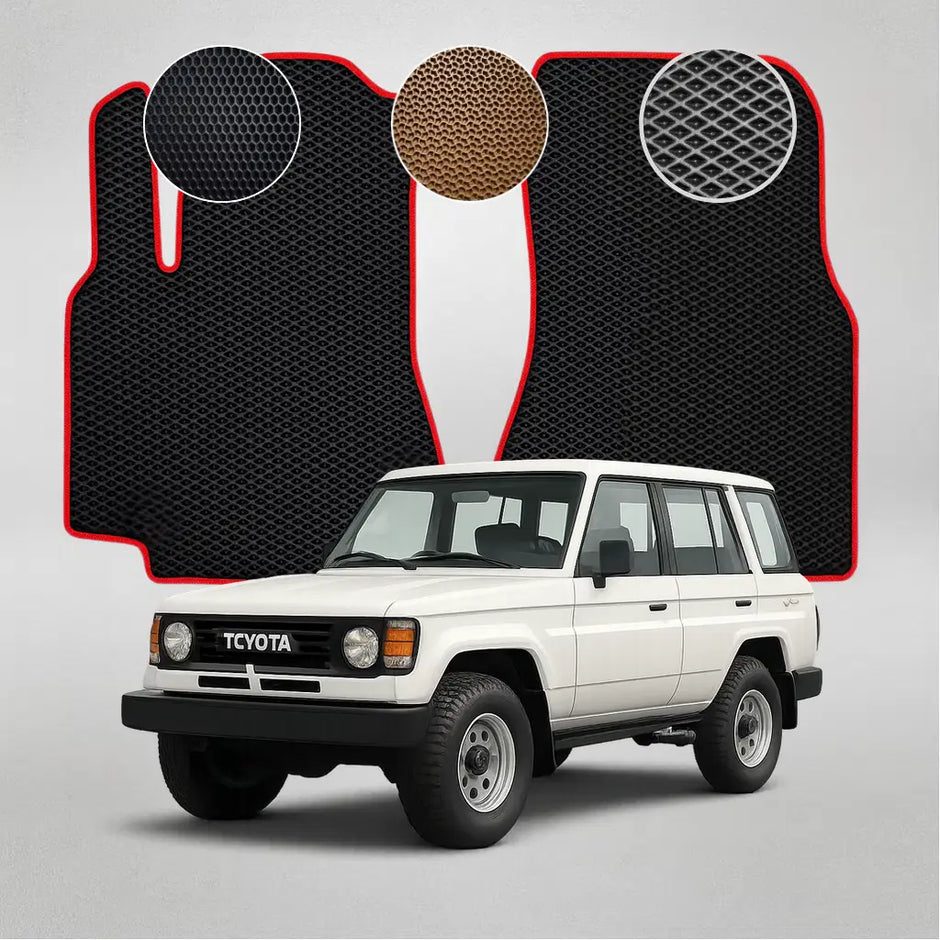 EVA grindų kilimėliai, skirti „Toyota Land Cruiser 73“ 6-osios kartos krosoveriui (1984–1993 m.)