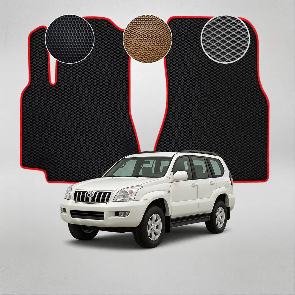 EVA grindų kilimėliai, skirti „Toyota Land Cruiser Prado J120“ 3-iosios kartos krosoveriui (2002–2009 m.)