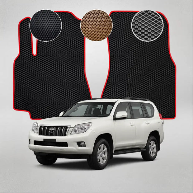 EVA grindų kilimėliai, skirti „Toyota Land Cruiser Prado J150“ 4-osios kartos krosoveriui (2009–2012 m.)