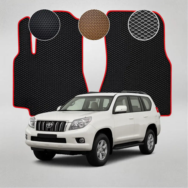 EVA grindų kilimėliai, skirti „Toyota Land Cruiser Prado J150“ 4-osios kartos krosoveriui (2009–2017 m.)