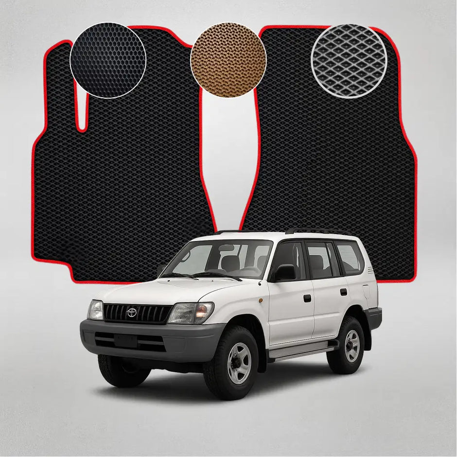 EVA grindų kilimėliai, skirti „Toyota Land Cruiser Prado J90“ antros kartos krosoveriui (1996–2002 m.)