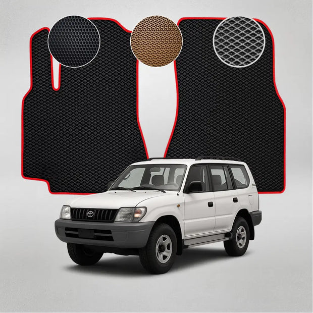 EVA grindų kilimėliai, skirti „Toyota Land Cruiser Prado J90“ antros kartos krosoveriui (1996–2002 m.)