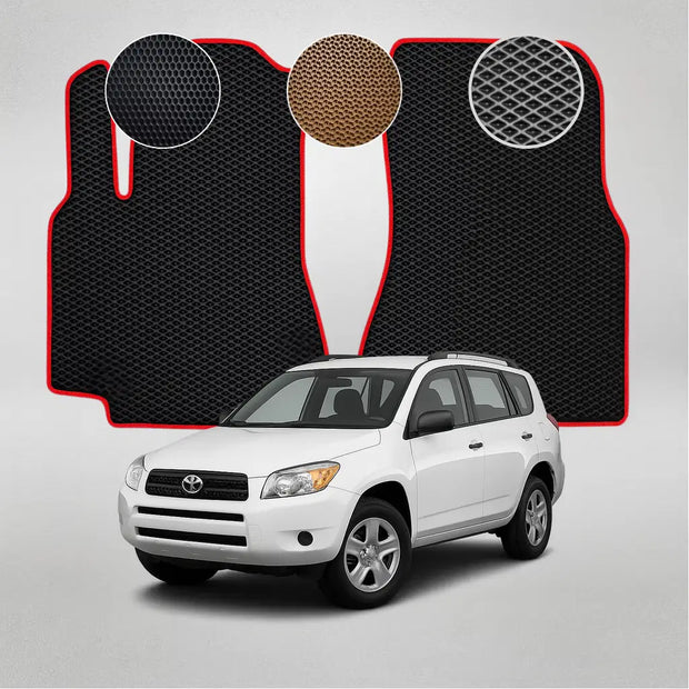 EVA grindų kilimėliai, skirti „Toyota Rav 4“ trečiosios kartos krosoveriui (2005–2009 m.)