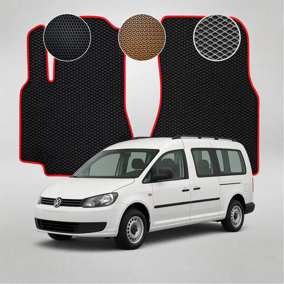 EVA kilimėliai, skirti „Volkswagen Caddy MAXI“ 3-iosios kartos minivenui (2010–2015 m.)