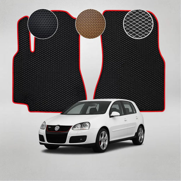 EVA grindų kilimėliai, skirti „Volkswagen Golf GTI“ 5-osios kartos hečbekui (2005–2008 m.)