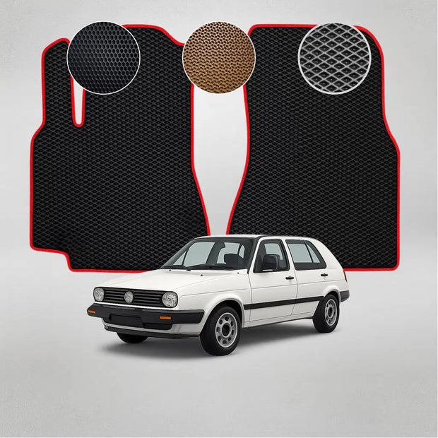 EVA grindų kilimėliai, skirti „Volkswagen Golf“ antros kartos hečbekui (1983–1992 m.)