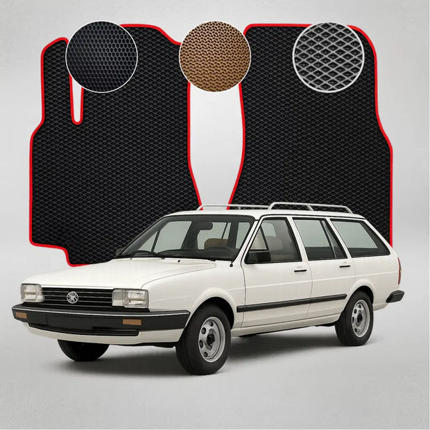 EVA grindų kilimėliai, skirti „Volkswagen Passat B2“ antros kartos kombi (1980–1988) automobiliui