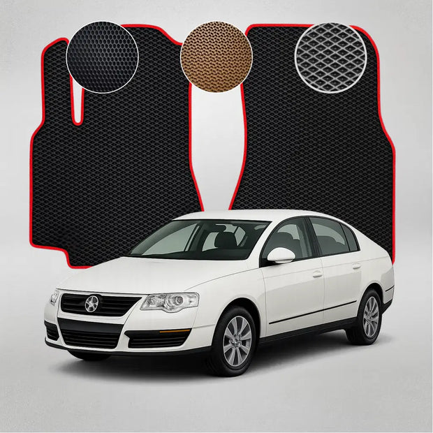 EVA grindų kilimėliai, skirti Volkswagen Passat B6 6-osios kartos sedanui (2005–2010 m.)