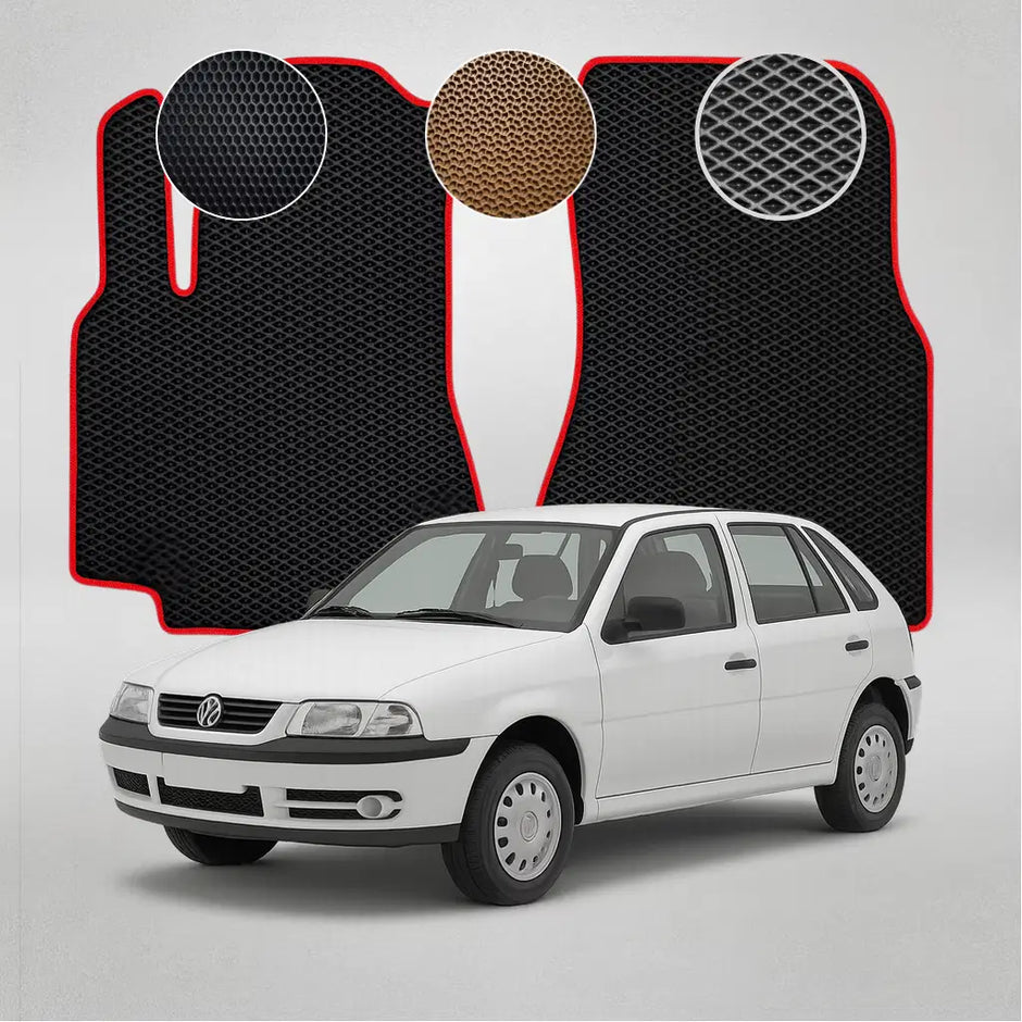 EVA grindų kilimėliai, skirti „Volkswagen Pointer“ / „Gol“ 3-iosios kartos hečbekui (1999–2005 m.)