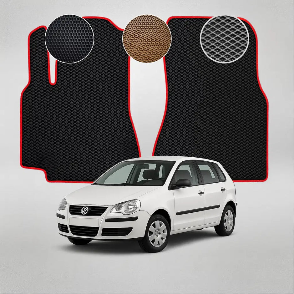 EVA grindų kilimėliai, skirti „Volkswagen Polo“ 4-osios kartos hečbekui (2001–2009 m.)