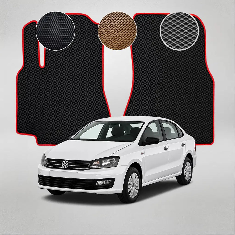 EVA grindų kilimėliai, skirti „Volkswagen Polo“ 5-osios kartos sedanui (2010–2020 m.)