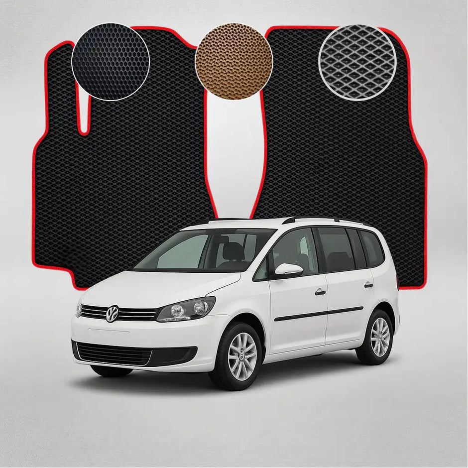 EVA grindų kilimėliai, skirti „Volkswagen Touran“ pirmosios kartos minivenui (2010–2015 m.)